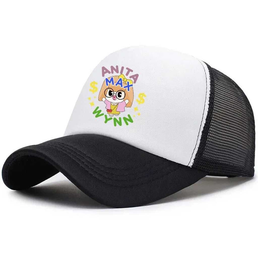 Anita Max Wynn Hat Drake Merch Black And White Trucker Hat Gifts For Friends - Lilybirchmarket