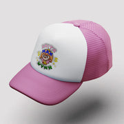 Anita Max Wynn Hat Drake Merch Embroidered White And Pink Trucker Hat Gifts For Besties - Lilybirchmarket
