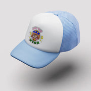 Anita Max Wynn Hat Drake Merch Light Blue And White Embroidered Trucker Hat Gifts For Her - Lilybirchmarket