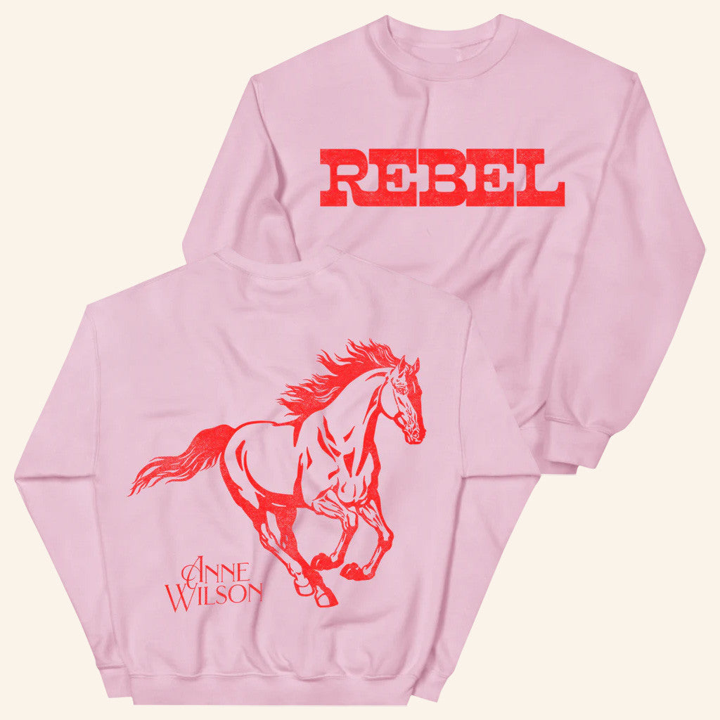 Anne Wilson Merch Rebel Crewneck Anne Wilson Sweatshirt Birthday Gifts For Music Lovers - Lilybirchmarket