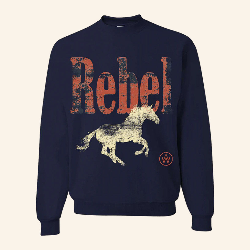 Anne Wilson Merch Rebel Horse Crewneck Anne Wilson Sweatshirt Birthday Gifts For Wife - Lilybirchmarket