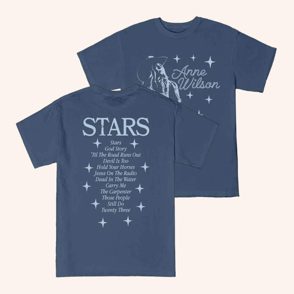 Anne Wilson Merch Stars Tracklist T-Shirt Cool Gifts For Music Lovers - Lily Birch Market