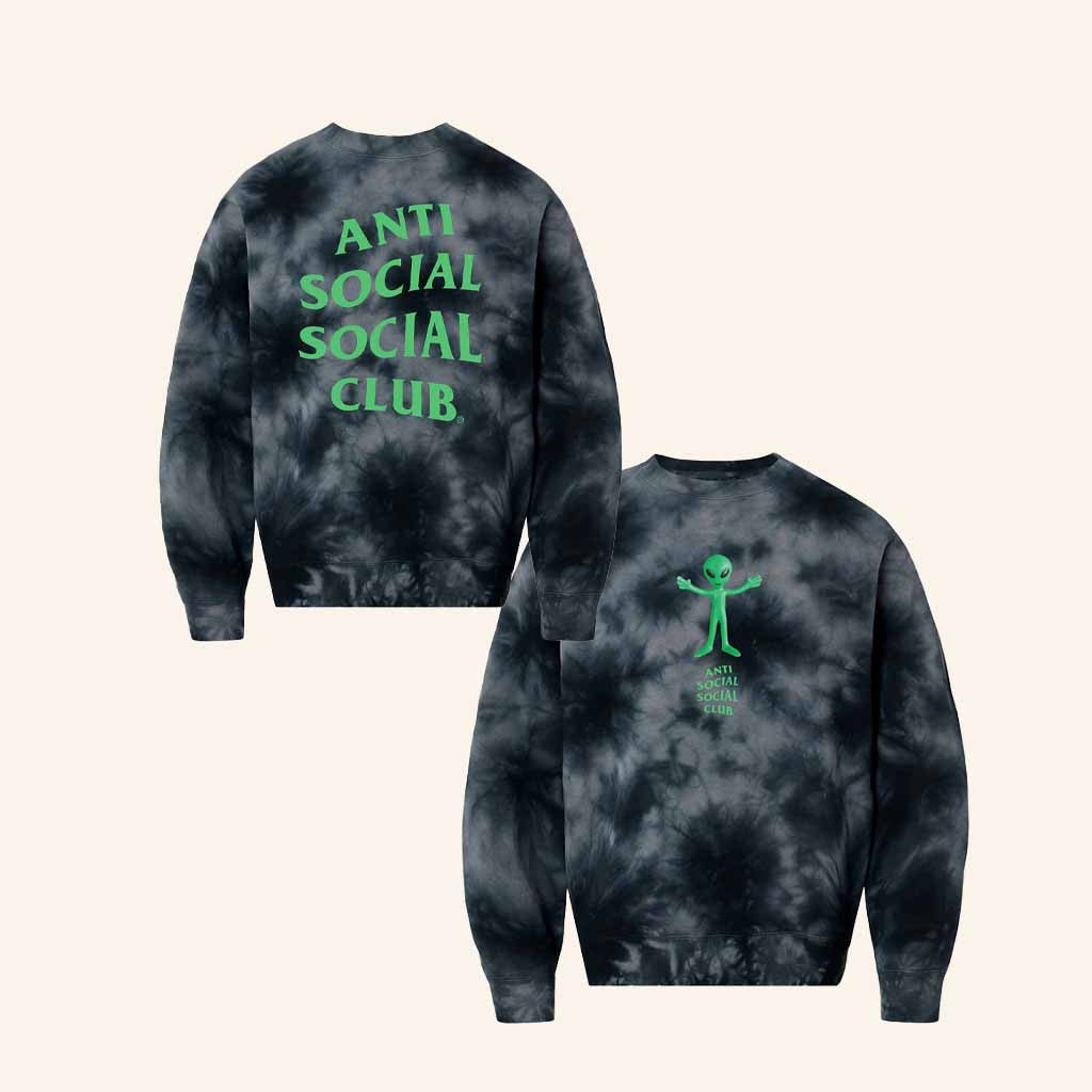 Anti Social Social Club Merch ASSC Alien Sweatshirt Unique Christmas Gifts For Men - Lilybirchmarket