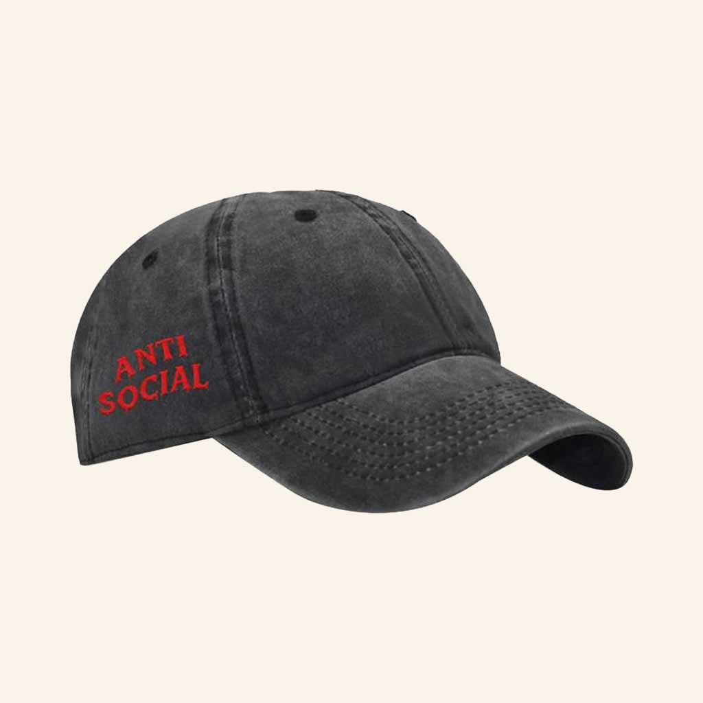 Anti Social Social Club Merch ASSC Game Killer Embroidered Hat Christmas Gift Ideas - Lilybirchmarket