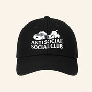 Anti Social Social Club Merch ASSC X Peanuts Feeling Funny Hat Gift Ideas For Son - Lilybirchmarket
