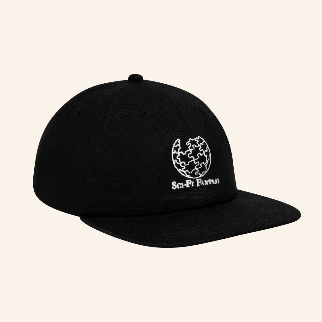 Antithesis Merch Sci-Fi Fantasy Puzzle Globe Black Snapback Hat Embroidered Gifts For Him - Lilybirchmarket