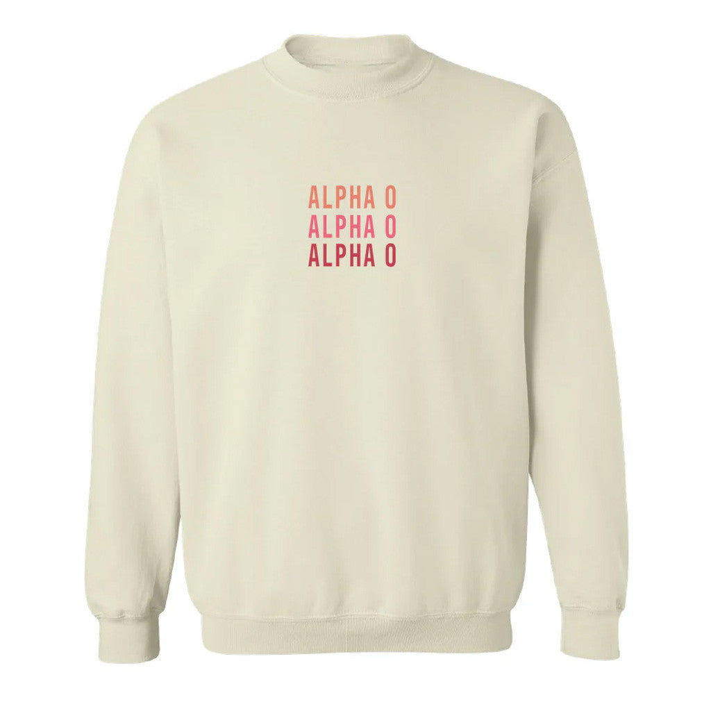Aoii Merch Alpha O Sweatshirt Best Gifts For Wife - Lilybirchmarket