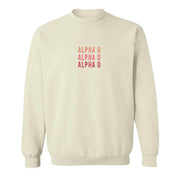 Aoii Merch Alpha O Sweatshirt Best Gifts For Wife - Lilybirchmarket