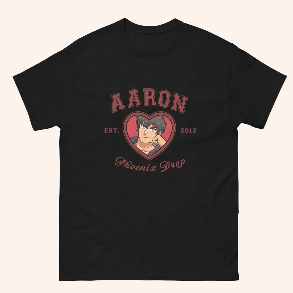 Aphmauverse Merch Aaron Phoenix Drop Varsity T-Shirt Valentines Gifts For Him - Lily Birch Market