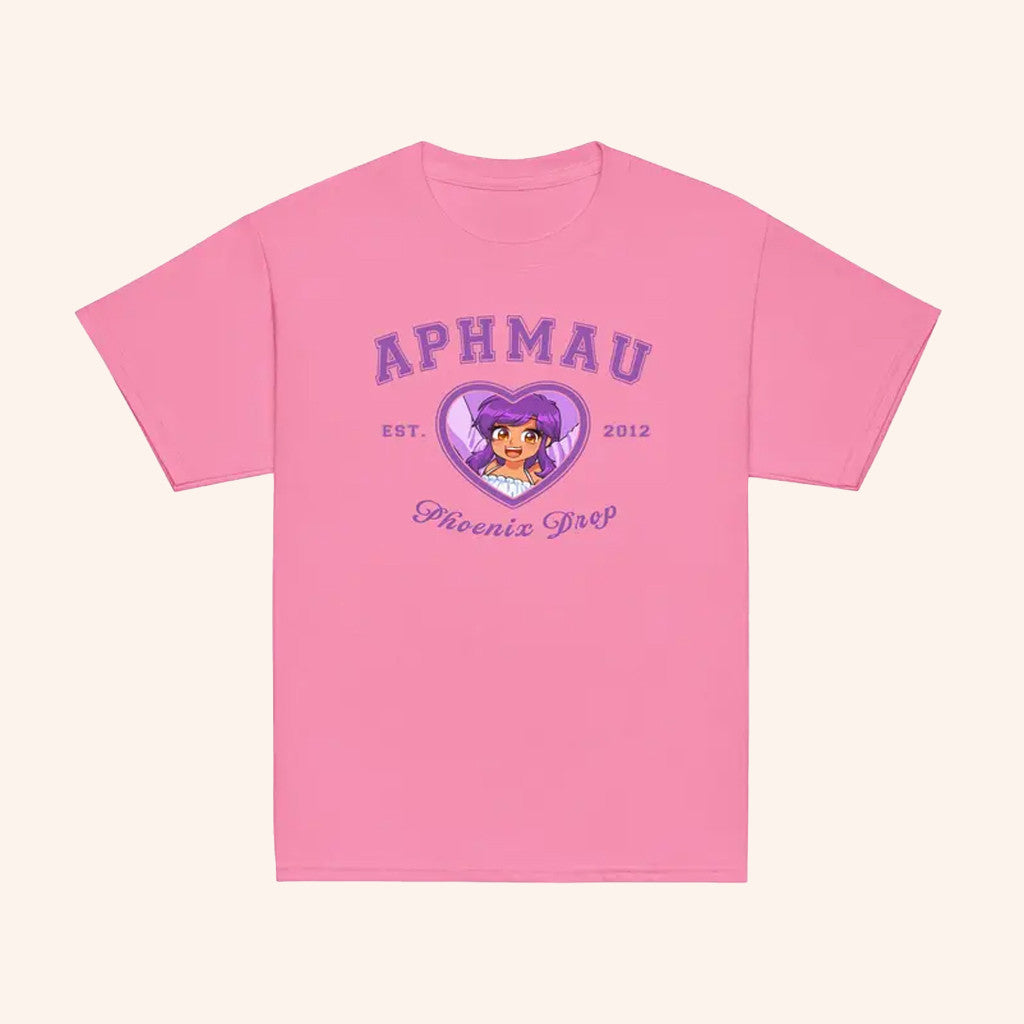 Aphmauverse Merch Aphmau Phoenix Drop Varsity T-Shirt Valentines Gifts For Her - Lily Birch Market