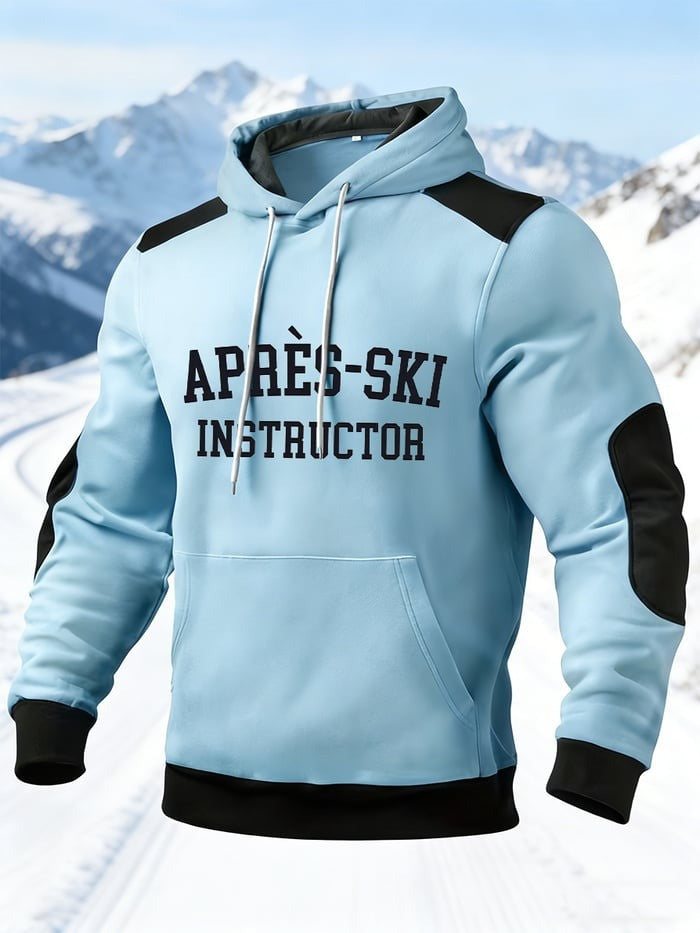 Apres Ski Instructor Hoodie Winter Sports Apparel Best Gifts For Skiing Lovers - Lilybirchmarket