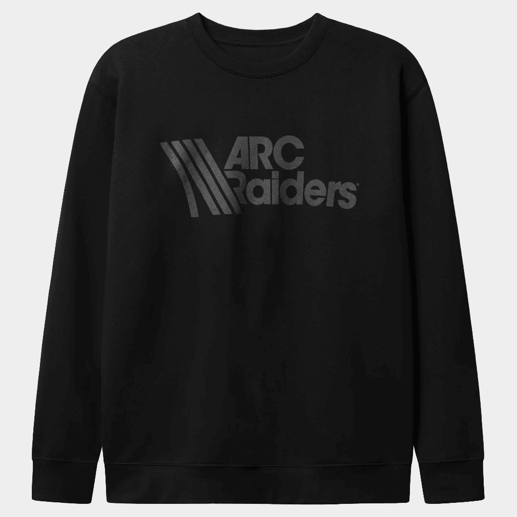 ARC Raiders Merch ARC Raiders Logo Sweatshirt Black Gifts For Video Game Lover - Lilybirchmarket