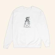 Ariana Grande Merch Christmas Kisses Reindeer Crewneck Sweatshirt Christmas Gifts For Besties - Lilybirchmarket