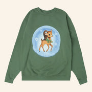 Ariana Grande Merch Santa Tell Me If He Really Cares Sweatshirt Christmas Gifts For Besties - Lilybirchmarket