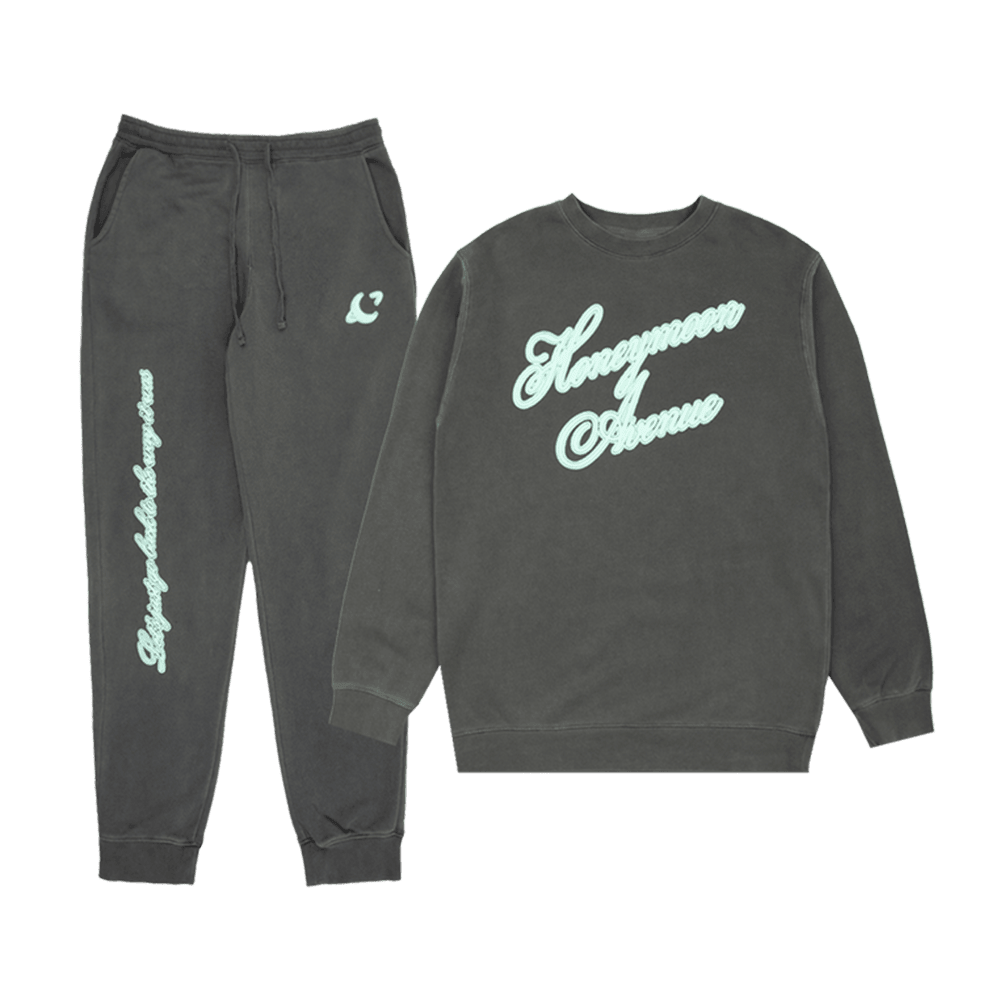 Ariana Merch Yours Truly 10Th Anniversary Honeymoon Avenue Sweatshirts And Sweatpants Set - Lilybirchmarket