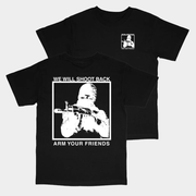 Arm Your Friends Merch We Will Shoot Back T-Shirt Gifts Ideas For Him - Lily Birch Market