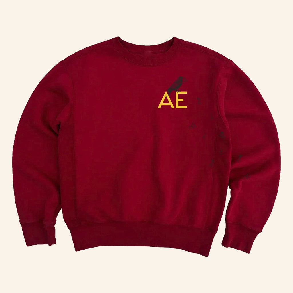 Armchair Expert Merch Crow with Cherries Crewneck Sweatshirt Best Gifts For Her - Lilybirchmarket