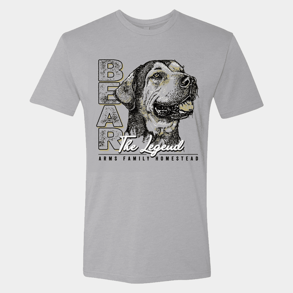 Arms Family Homestead Merch Bear The Legend T-Shirt Gift Ideas For Dad - Lily Birch Market