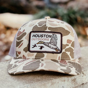 Arms Family Homestead Merch Houston Outdoors Duck Camo Trucker Hat Embroidered Gifts For Dad - Lilybirchmarket