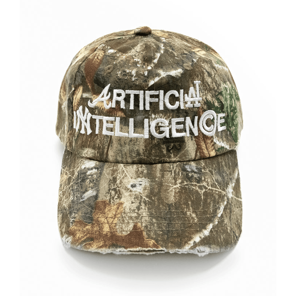 Artificial Intelligence Hat Embroidered Camo Hat Father's Day Gifts - Lilybirchmarket