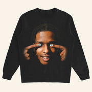 ASAP Rocky Merch ASAP Rocky Graphic Sweatshirt Gifts For Rap Lovers - Lilybirchmarket