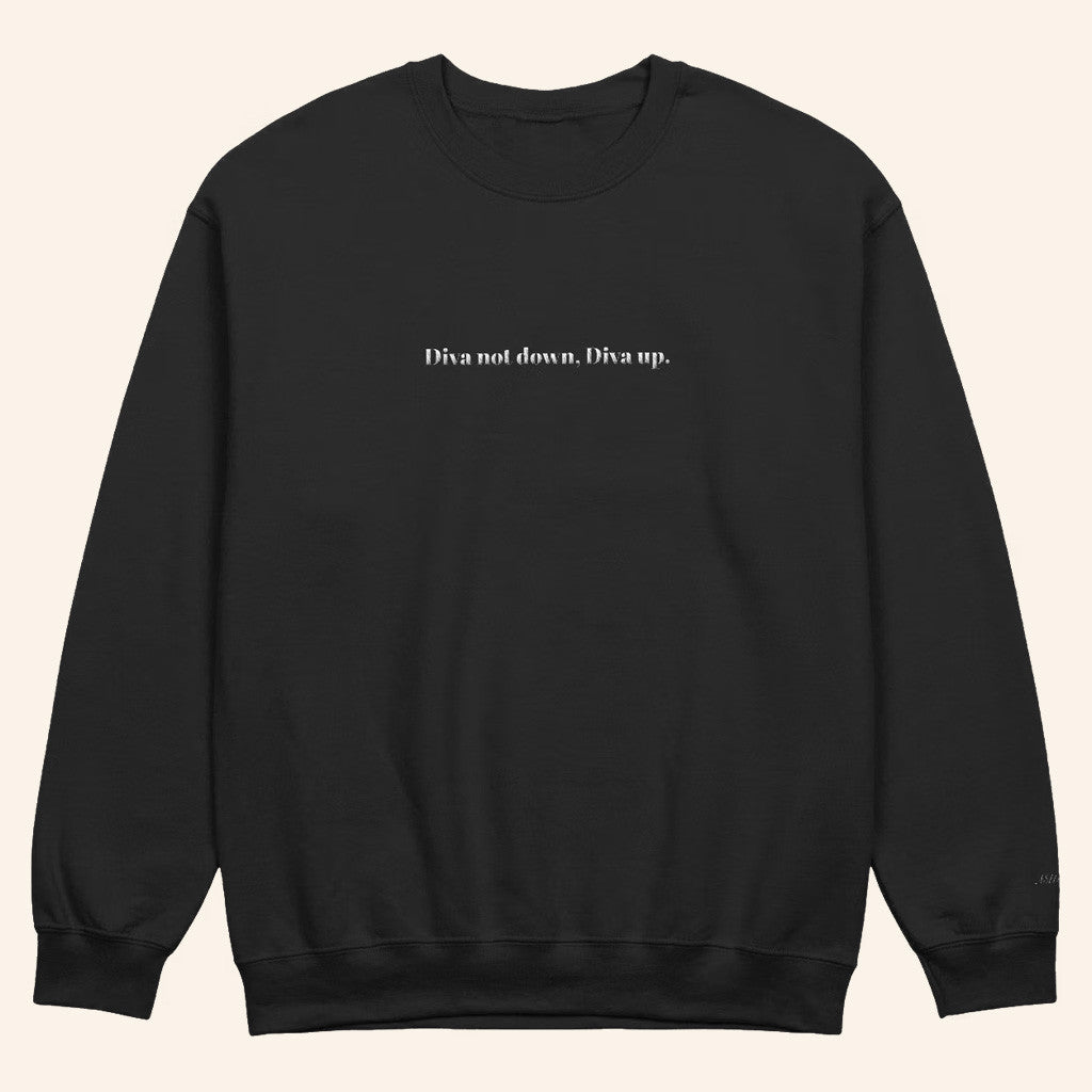 Ashby Merch Diva Not Down Sweatshirt Lorax Serious Merch Gift Ideas For Husband - Lilybirchmarket