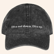 Ashby Merch Embroidered Diva Not Down Diva Up Hat Lorax Serious Merch Birthday Gifts For Him - Lilybirchmarket