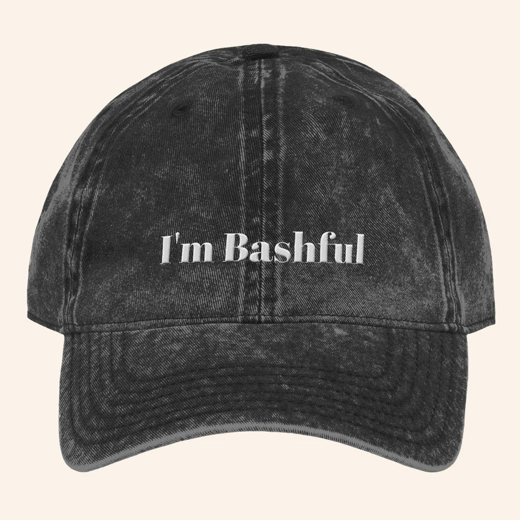 Ashby Merch Embroidered I'm Bashful Hat Lorax Serious Merch Birthday Gifts For Friends - Lilybirchmarket