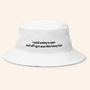 Ashby Merch I Paid Ashby's Rent Bucket Hat Lorax Silly Merch Gifts For Besties - Lilybirchmarket