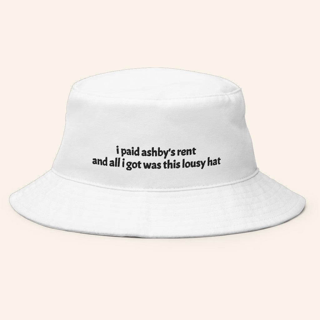 Ashby Merch I Paid Ashby's Rent Bucket Hat Lorax Silly Merch Gifts For Besties - Lilybirchmarket