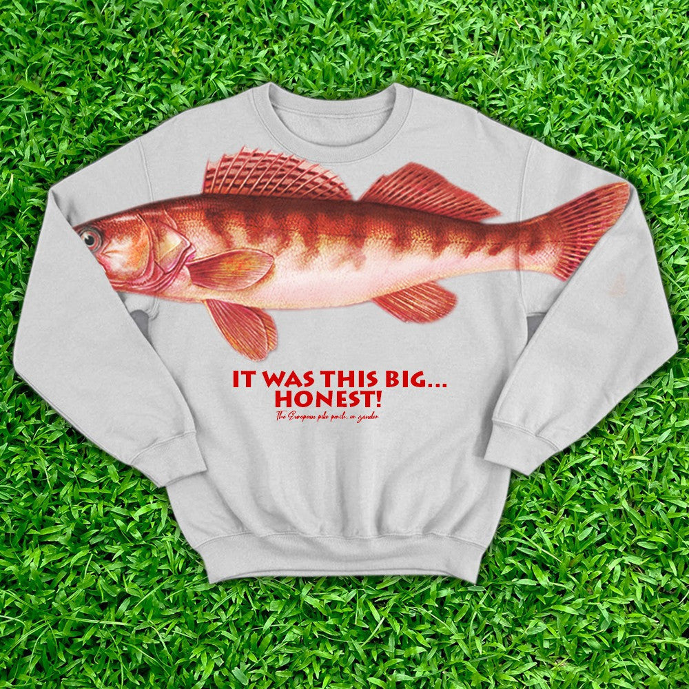 Ask Me How Big It Was Sweatshirt It Was This Big Fish Red Sweatshirt Honest Big Fish Sweatshirt - Lilybirchmarket