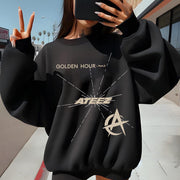ATEEZ Golden Hour Part 2 Sweatshirt Ateez Towards The Light Will To Power World Tour Shirt - Lilybirchmarket