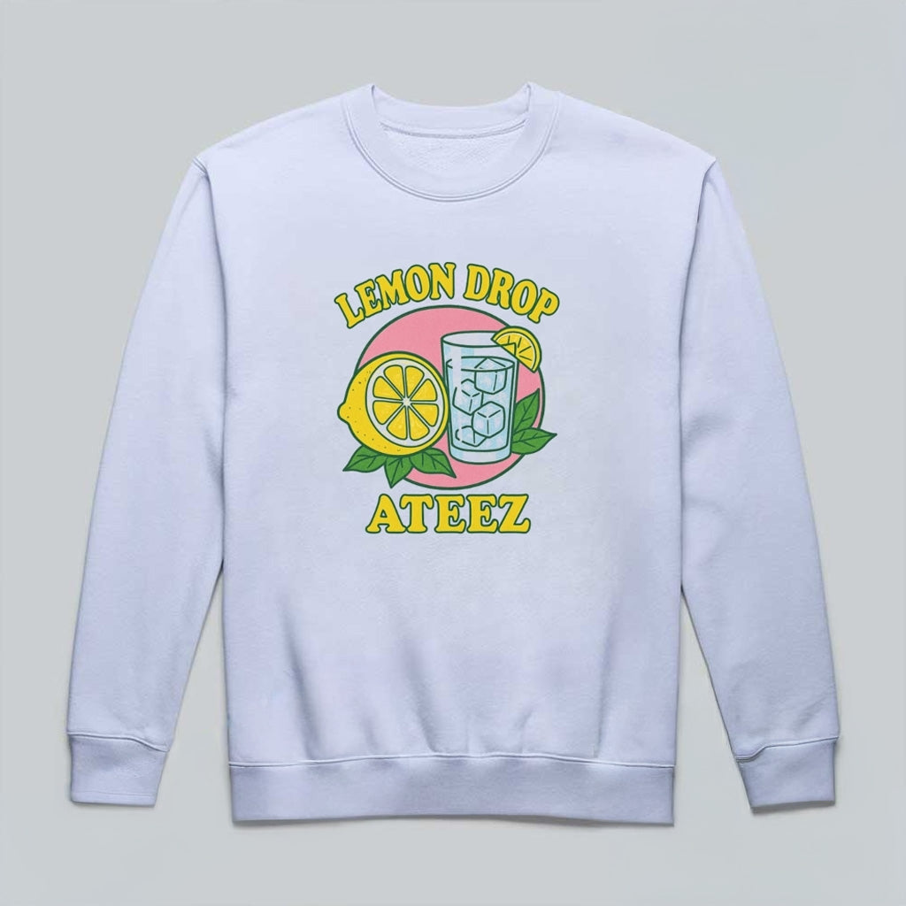 Ateez Lemon Drop Golden Hour Sweatshirt Tour 2025 Fan Merch Gifts For Daughter - Lilybirchmarket