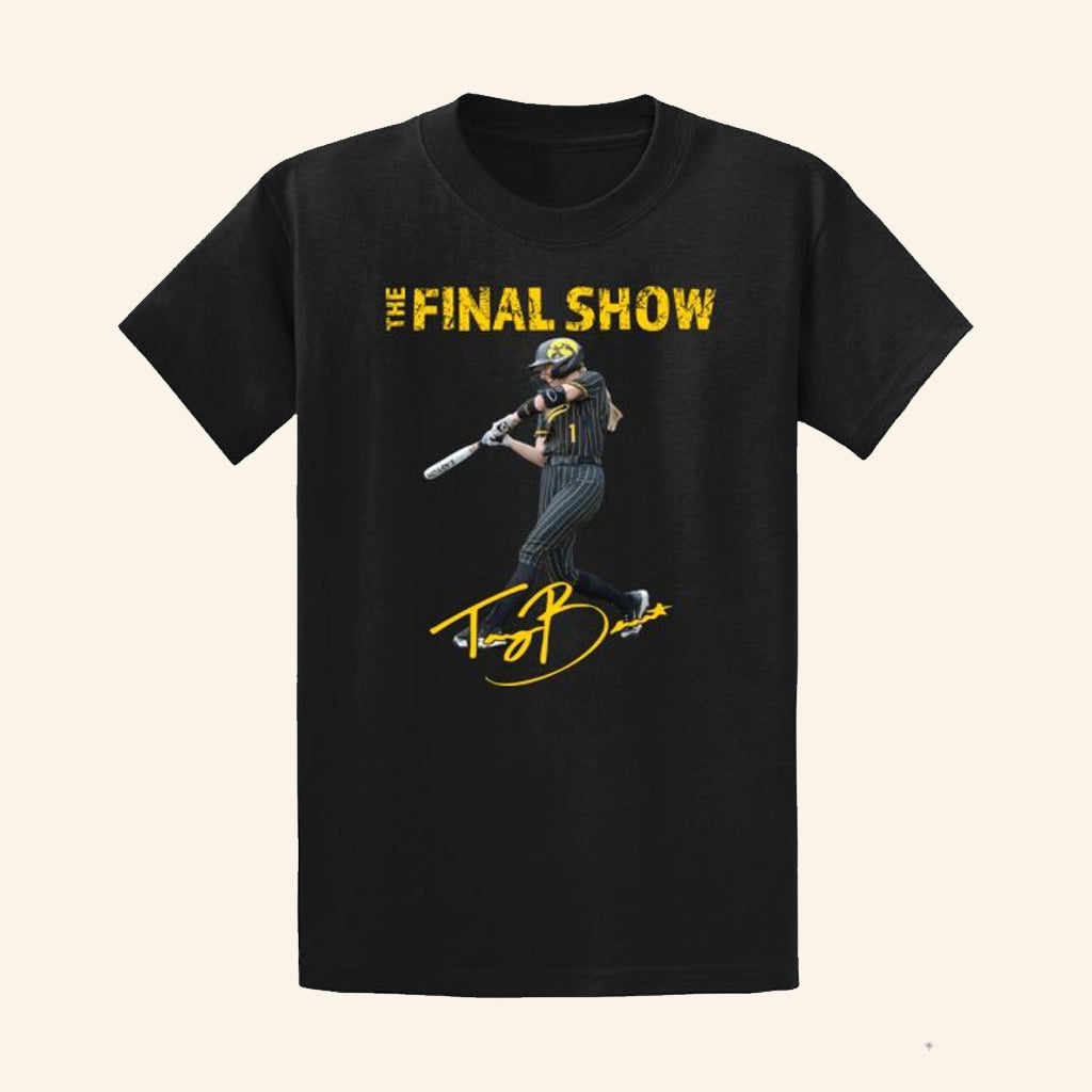 Athlete Zone Merch Tory Bennett Black Final Show T-Shirt Gifts For Softball Lovers - Lily Birch Market