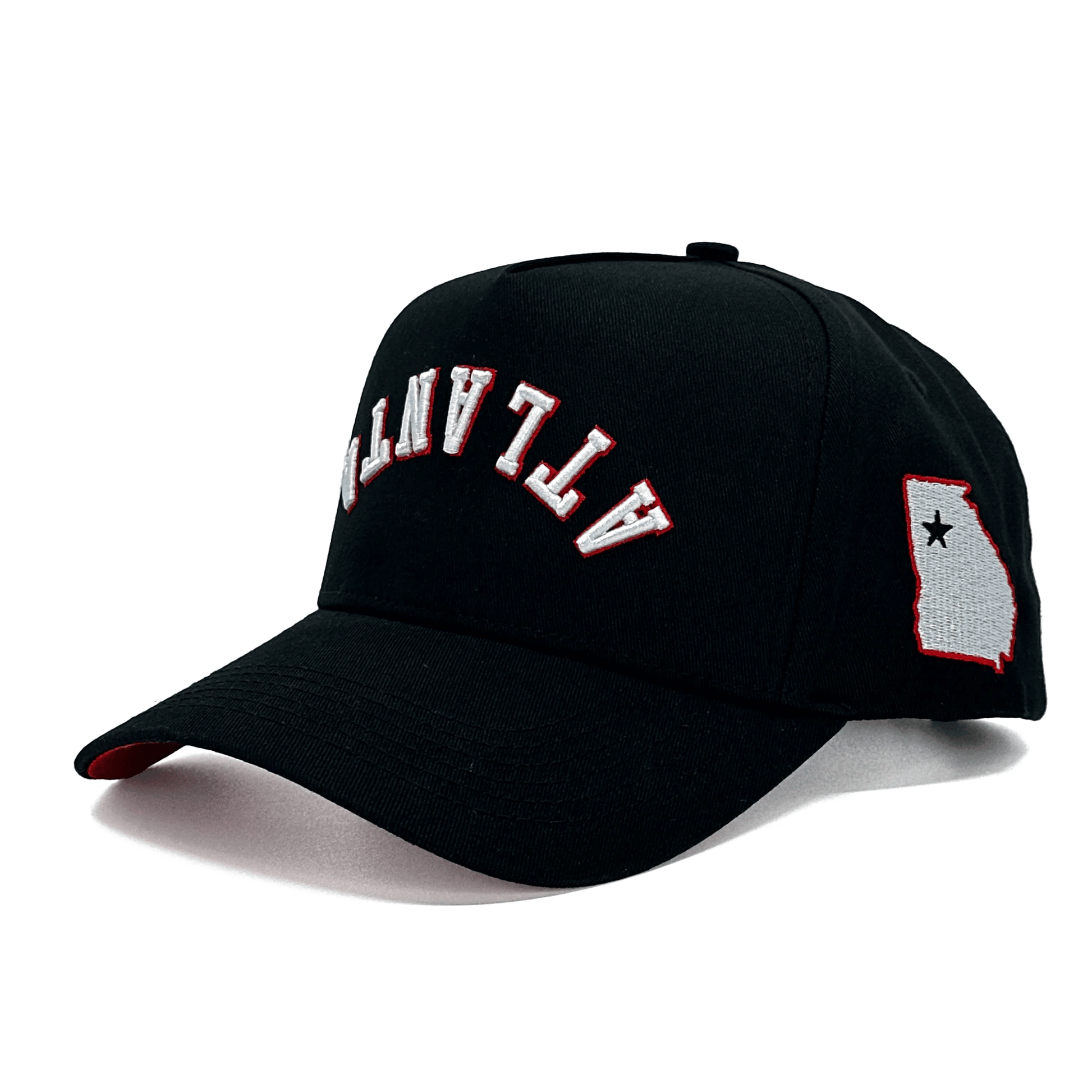Atlanta Upside Down Hat Trend Atlanta Reversed Hat Atlanta Merch Great Gifts For Dad - Lilybirchmarket