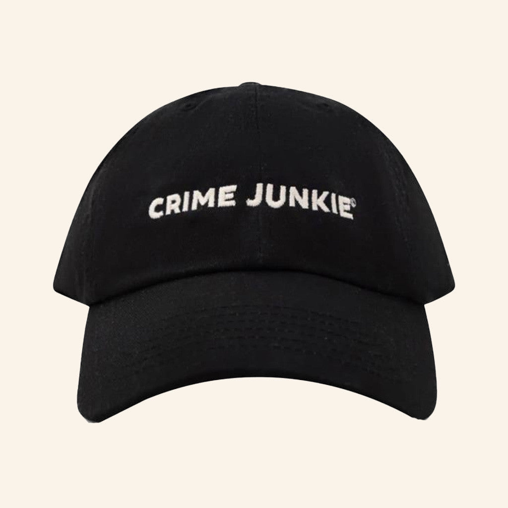 Audiochuck Merch Crime Junkie Embroidered Baseball Hat Gifts For Dad - Lilybirchmarket