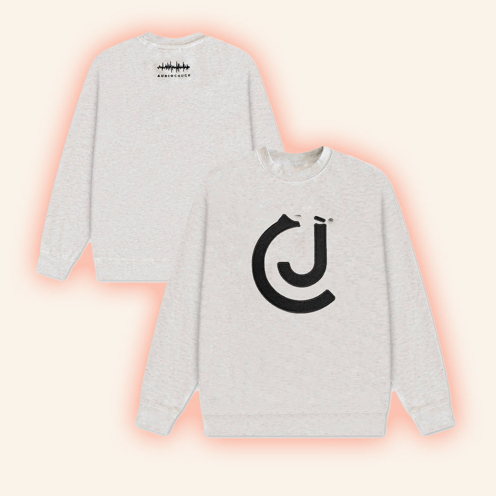 Audiochuck Merch Crime Junkie Monogram Crewneck Sweatshirt Gifts For Friends - Lilybirchmarket