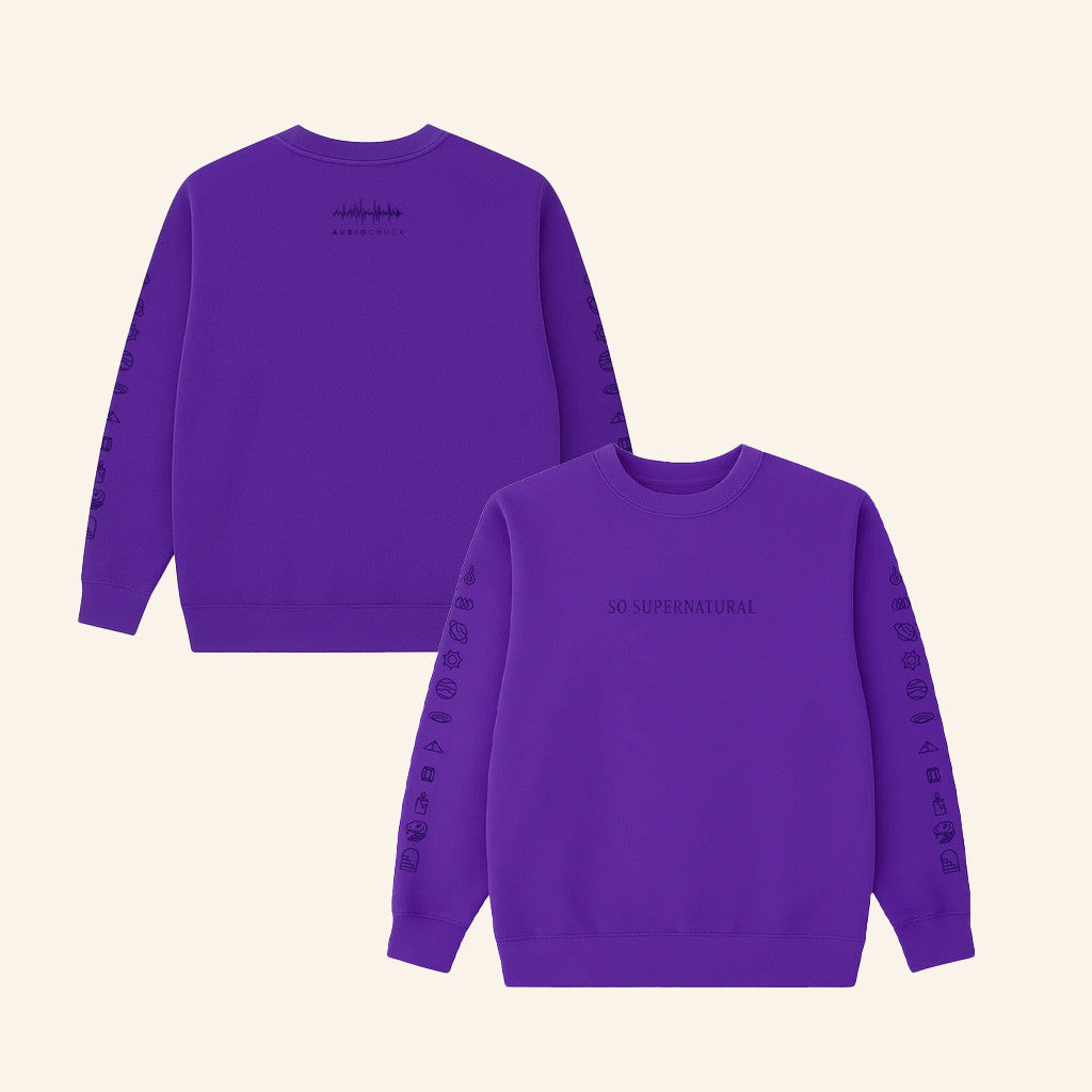 Audiochuck Merch So Supernatural Icons Crewneck Sweatshirt Gifts For Besties - Lilybirchmarket