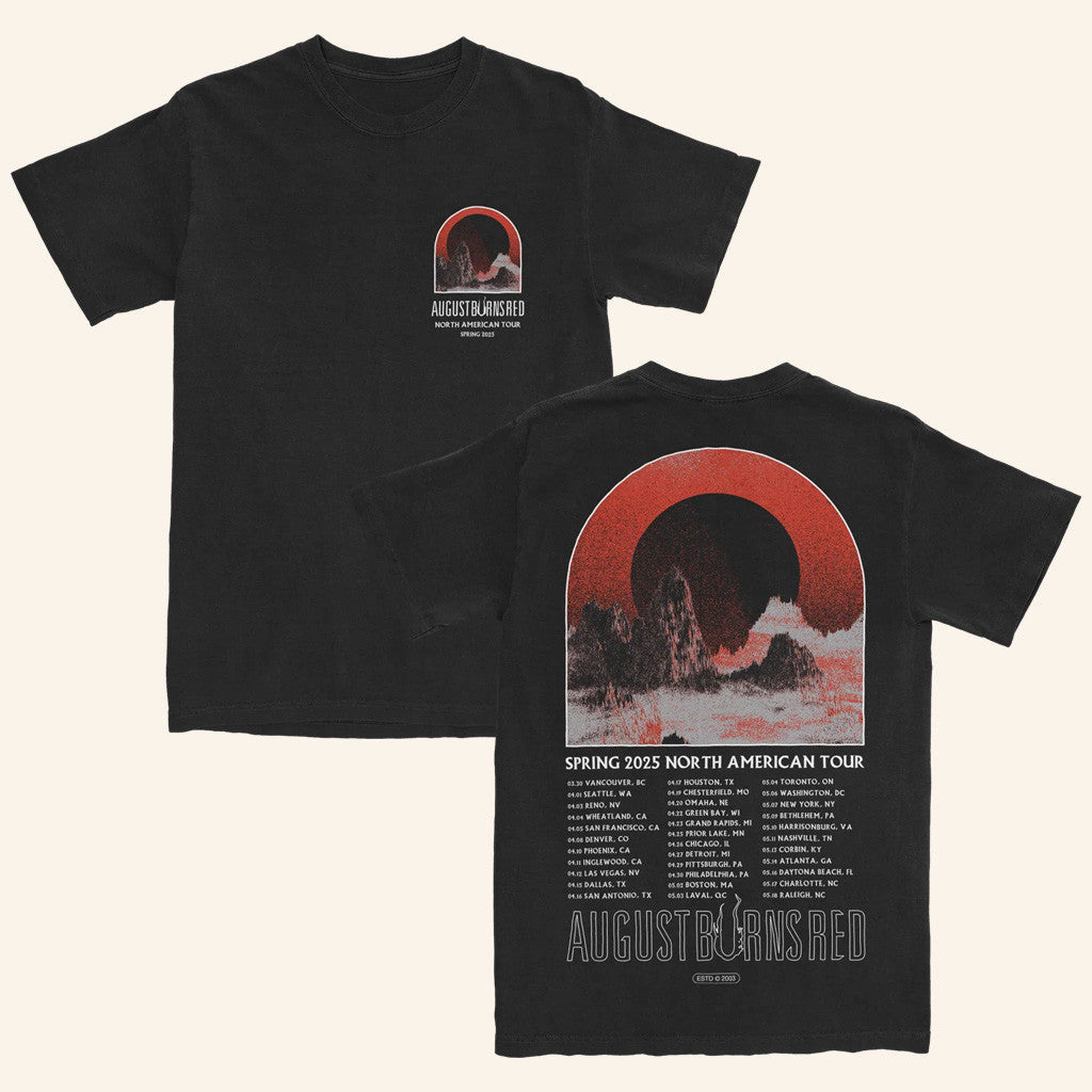 August Burns Red Merch Mountains Tour T-Shirt Gift Ideas For Dad - Lily Birch Market