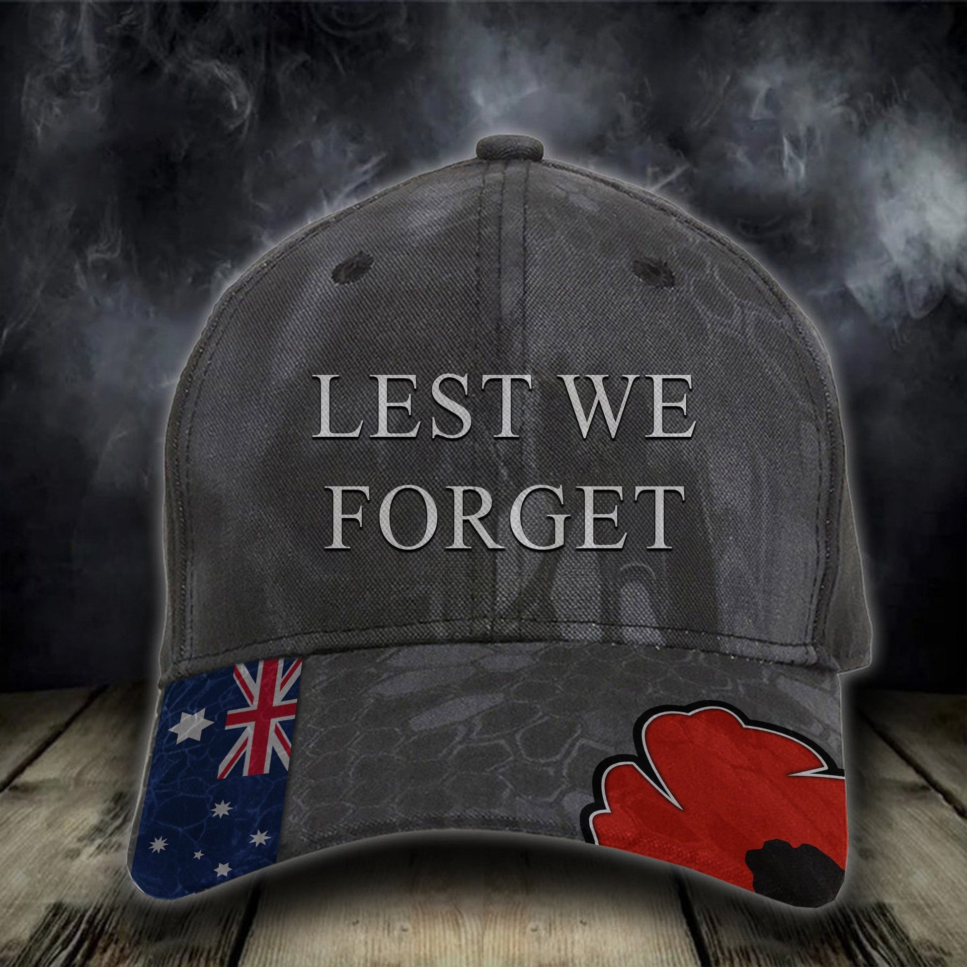 Australia Lest We Forget Hat Poppy Anzac Day Australian Hat Gifts For Men - Lilybirchmarket