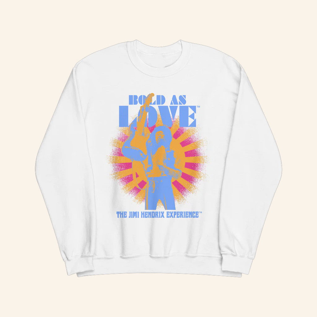 Authentic Hendrix Merch Bold As Love Sweatshirt Christmas Gifts For Him - Lilybirchmarket