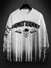 Avenged Sevenfold Merch Avenged Sevenfold Bat Skull Sweatshirt Online Mother Day Gifts - Lilybirchmarket