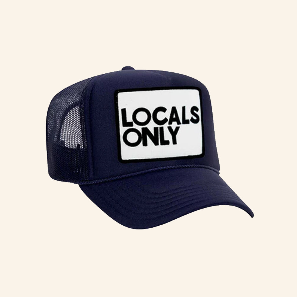 Aviator Nation Merch Locals Only Trucker Hat Birthday Ideas For Husband - Lilybirchmarket