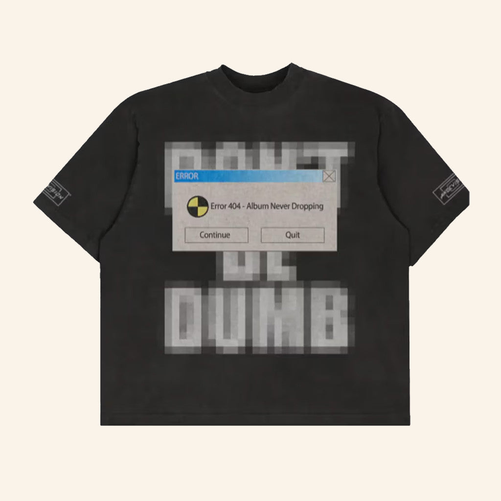 Awge Merch Asap Rocky Camp Flog Gnaw 404 Error T-Shirt Gift Ideas For Friends - Lily Birch Market