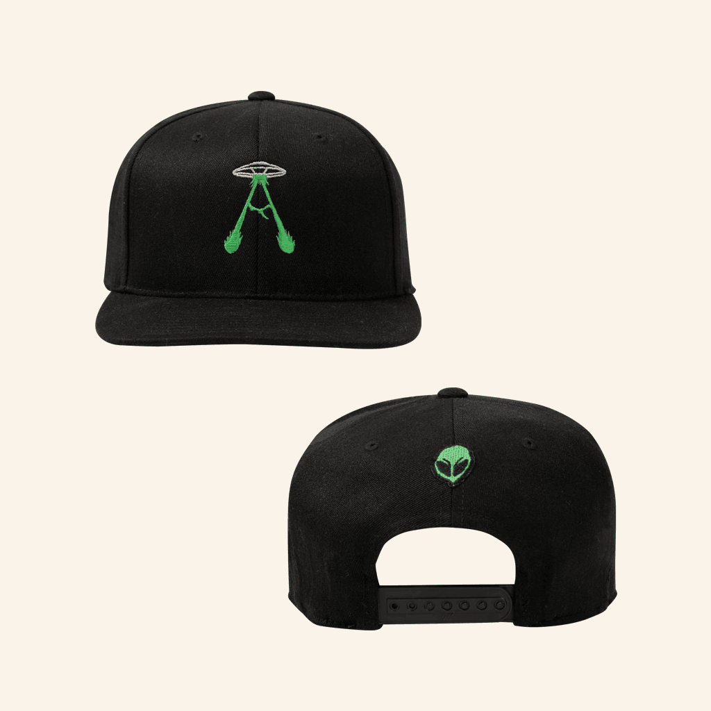 Ayylien Clothing Merch UFO Letter Ayy Snapback Hat Embroidered Gifts For Him - Lilybirchmarket