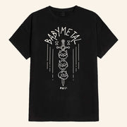 Babymetal Merch Skull Sword T-Shirt Music Lover Gifts For Him - Lily Birch Market