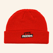 Bad Friends Merch Bad Friends Red Beanie Christmas Gifts For Besties - Lilybirchmarket