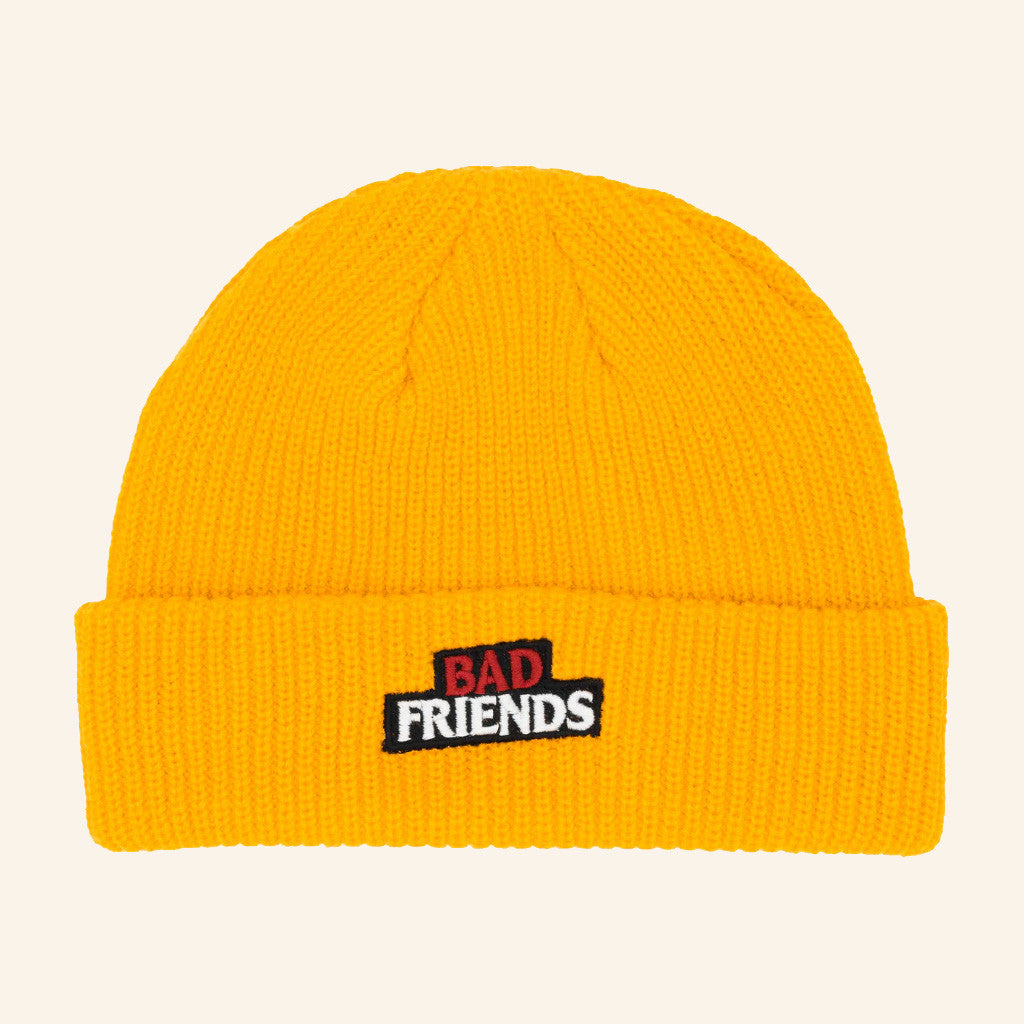 Bad Friends Merch Bad Friends Yellow Beanie Best Gifts For Him - Lilybirchmarket