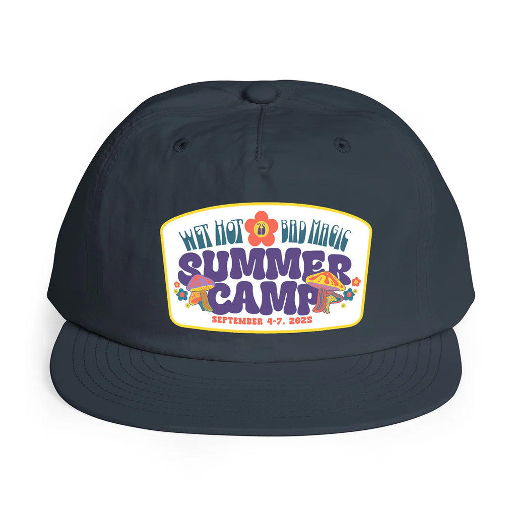 Bad Magic Merch WET HOT 2025 Snapback Hat Navy Gift Ideas For Husband - Lilybirchmarket