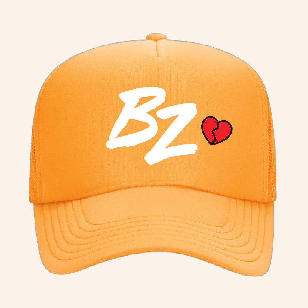 Bailey Zimmerman Merch Tour 2025 BZ Broken Heart Gold Hat Gift Ideas For Husband - Lilybirchmarket